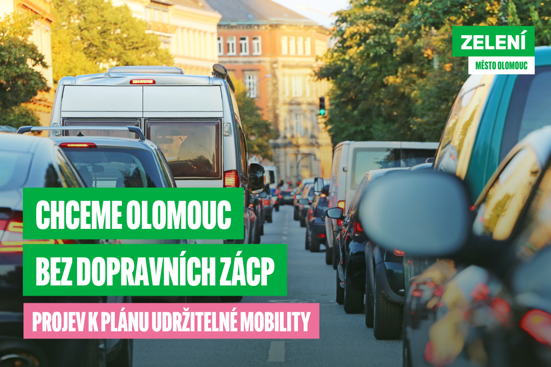 Projev Pavla Bednaříka k olomouckému Plánu udržitelné mobility 2023
