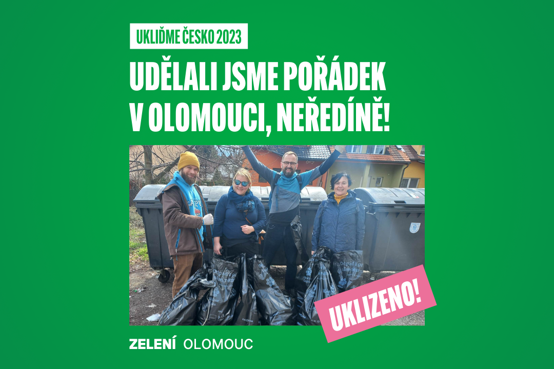 Uklidili jsme Olomouc, Neředín!